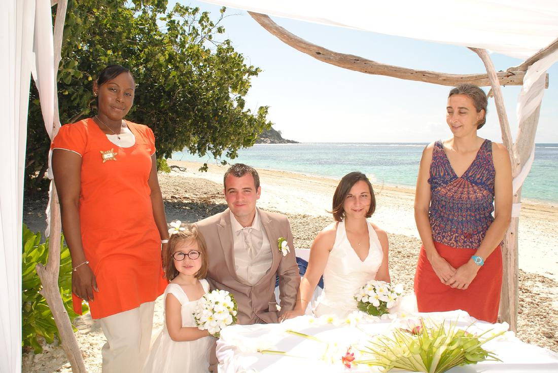 Photo Mariage aux Seychelles de Sabrina & Benjamin